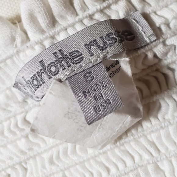 Charlotte russe tie front tube top (844)🦋 - Picture 4 of 6